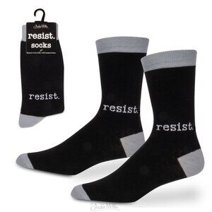 Archie McPhee Resist Crew Socks - NWT